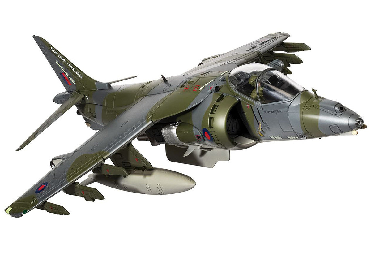 British Aerospace Harrier GR9A Aircraft "ZG506/P77 Ninja 1 RAF Cottesmore Final Flight Retirement Scheme" (2010) Royal Air Force "The Aviation Archive" Series 1/48 Diecast Model by Corgi-1
