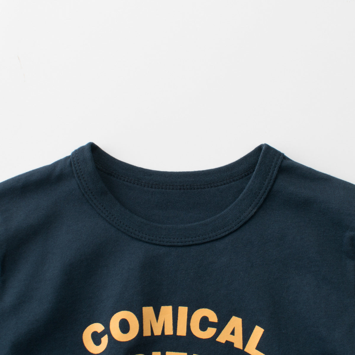 Boys’ Puppy Cartoon and Letters Print T-shirt in European and American Style-3