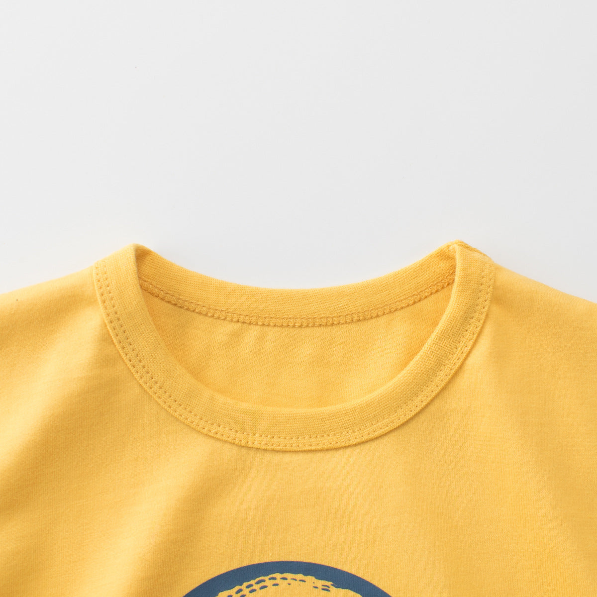 Boys’ Dinosaurs and Letters Print T-shirt in European and American Style-3