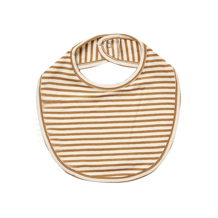 Baby Printed Pattern Covered Button Design Pure Cotton Bibs-0